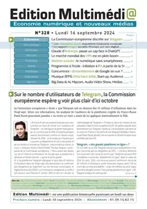 Edition Multimédi@ N.331 - 16 Septembre 2024